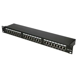 EL 24 port Cat5e STP patch panel